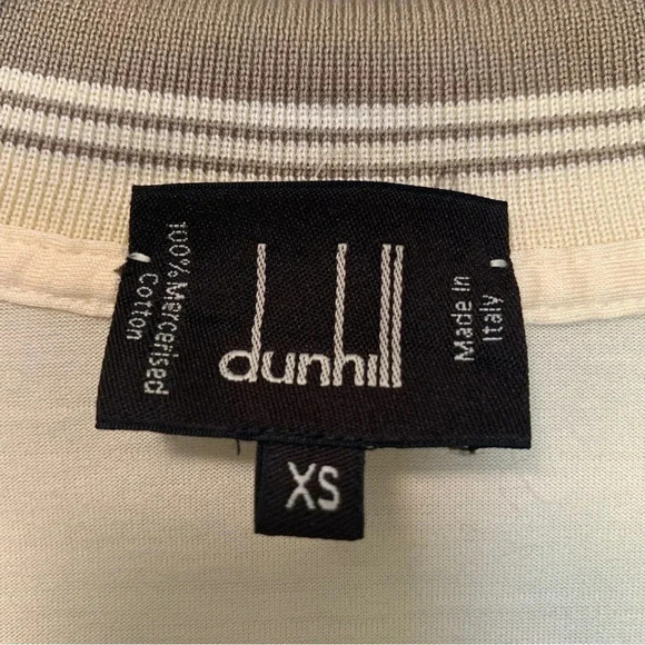 Dunhill light pale  yellow vintage long sleeves polo - Picture 2 of 5